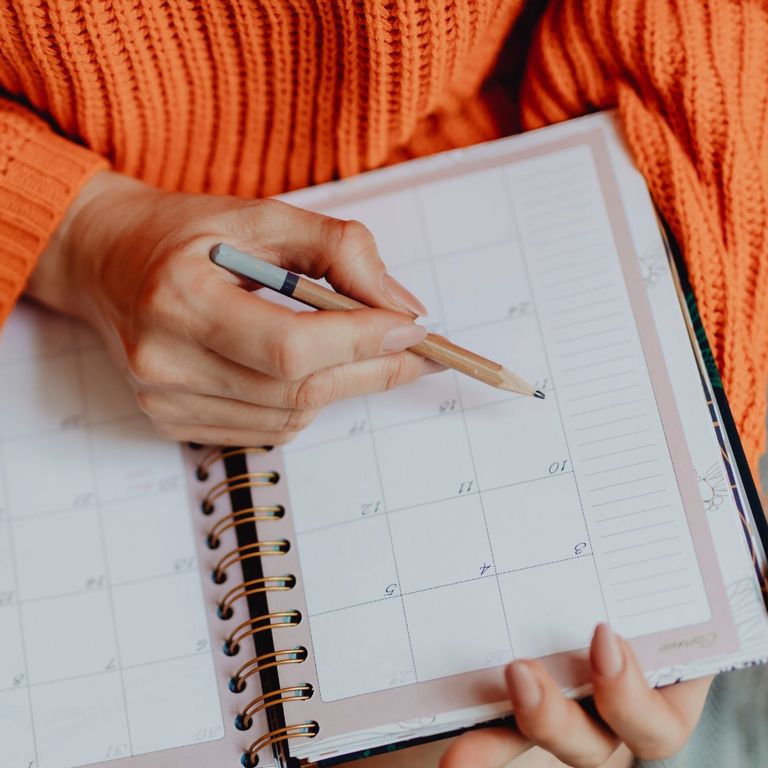 Photo d'un calendrier